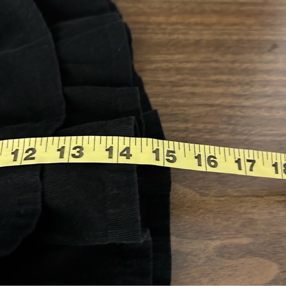 💕Kenzo kid Floral Embroidered Black Skirt 8 - Picture 10 of 11